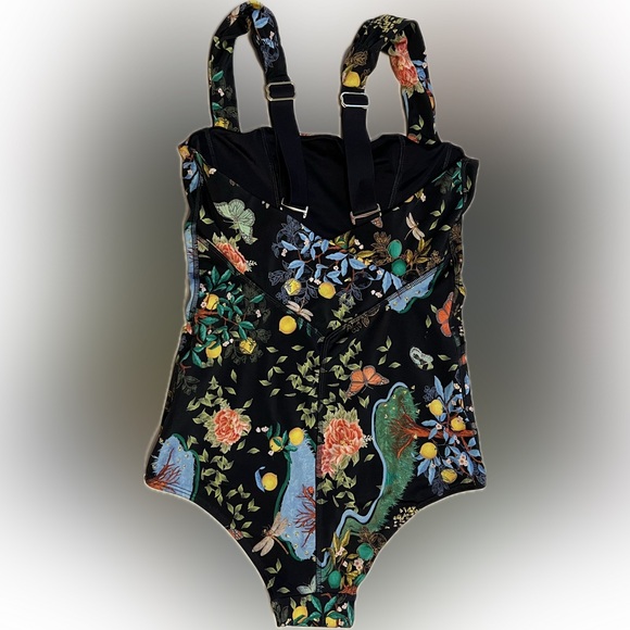 ππ¦RARE HAH Vava Printed One-Piece Bodysuit |Swimsuit | Corset |NWOTβ32-34 B/C - Picture 3 of 9